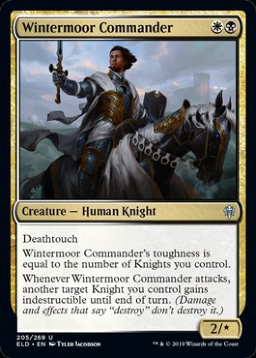 MtG Trading Card Game Throne of Eldraine Uncommon FOIL Wintermoor Commander #205、ToyWiz、kayou