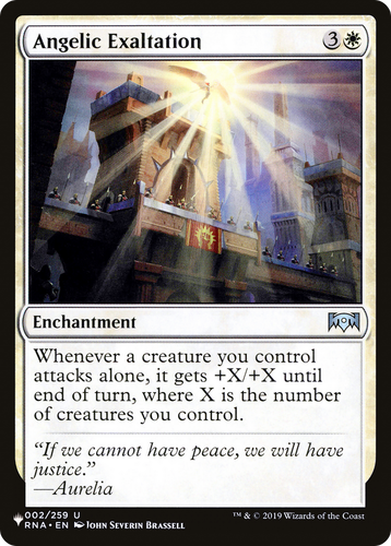 Angelic Exaltation (LIST-002/259) - The List、Wizards of the Coast、kayou