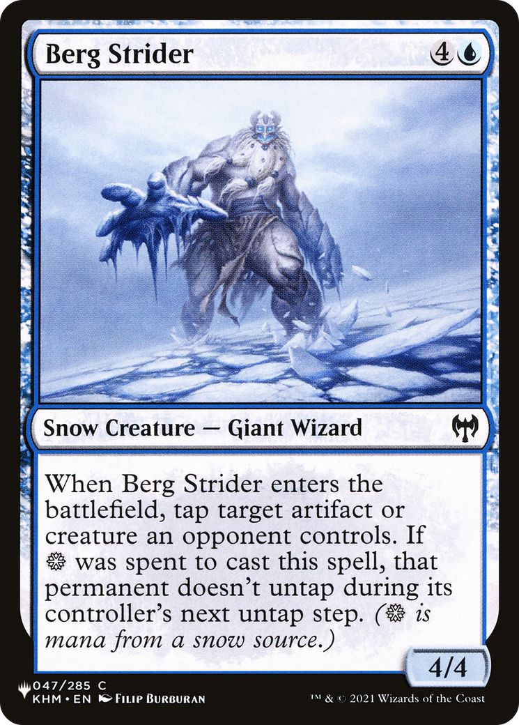 Berg Strider (LIST-047/285) - The List: (snow)、Wizards of the Coast、kayou