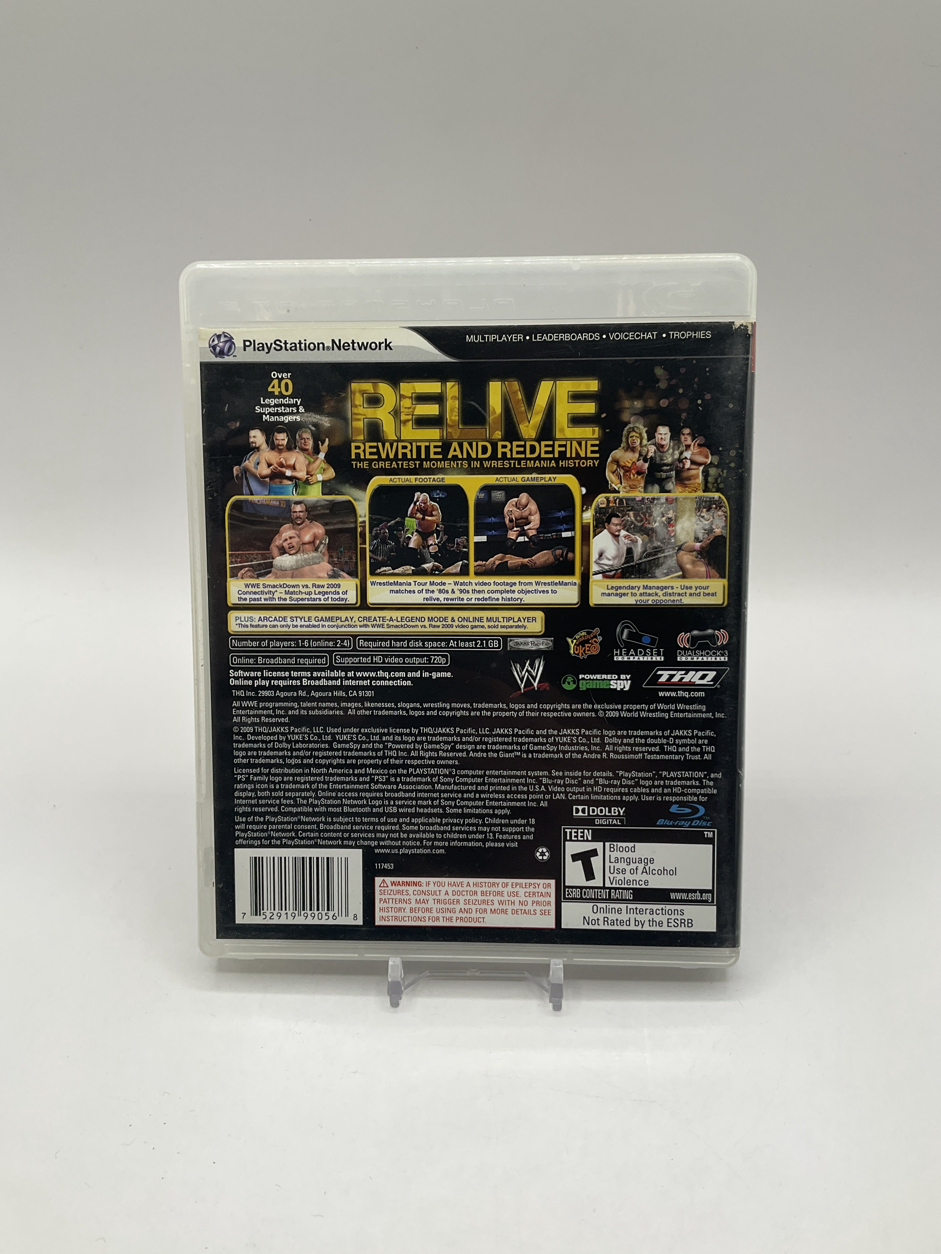 WWE Legends of WrestleMania Playstation 3 Used、Collector Store LLC、kayou