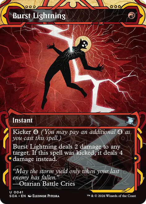 Burst Lightning (Mystical Archive) | Secrets of Strixhaven Mystical Archive、Magic: The Gathering、kayou