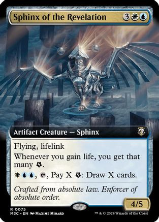 Sphinx of the Revelation (Extended Art) (Ripple Foil) (M3C-075) - Modern Horizons 3 Commander Foil、Wizards of the Coast、kayou