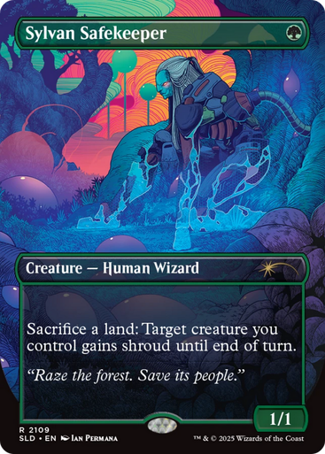 Sylvan Safekeeper (Foil) (Secret Lair - Alien Auroras) | Secret Lair Drops、Magic: The Gathering、kayou