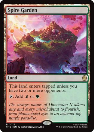 Spire Garden (Surge Foil) (TMC-075) - Commander: Teenage Mutant Ninja Turtles Foil、GameNerdz、kayou
