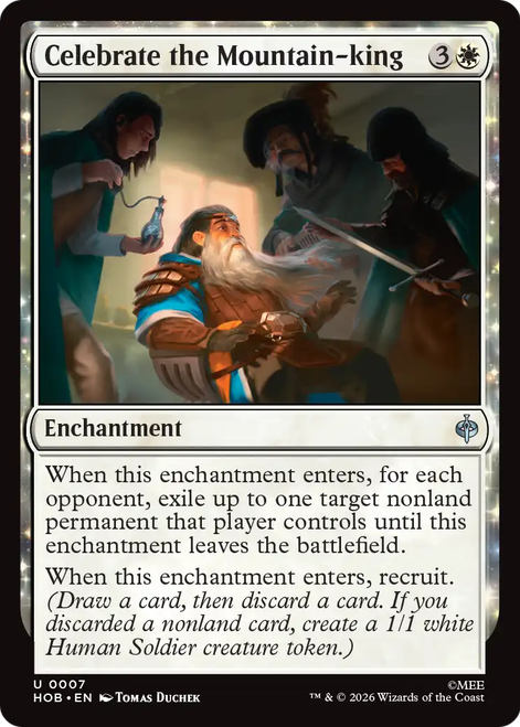 Celebrate the Mountain-king (Foil) | The Hobbit、Magic: The Gathering、kayou