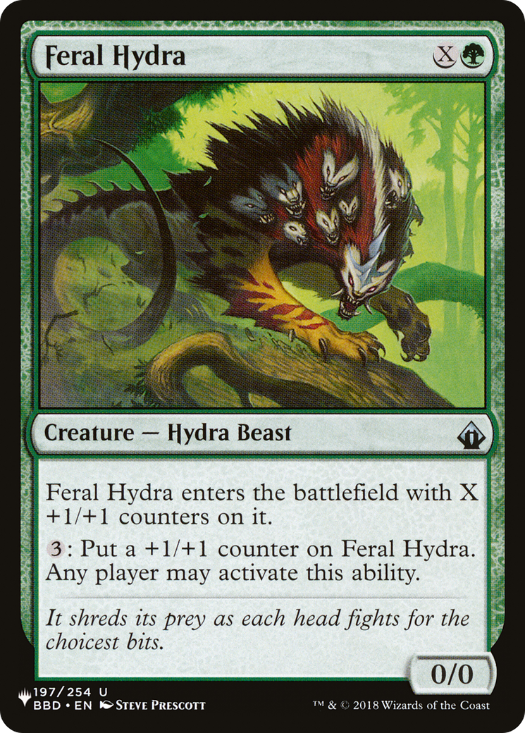 Feral Hydra (LIST-197/254) - The List、Wizards of the Coast、kayou