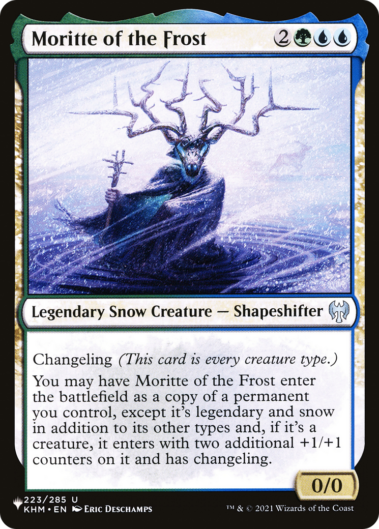 Moritte of the Frost (LIST-KHM-223) - The List: (snow)、Wizards of the Coast、kayou