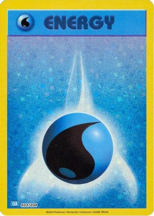 Basic Water Energy 33 - Trading Card Game Classic Holofoil、The Pokémon Company、kayou