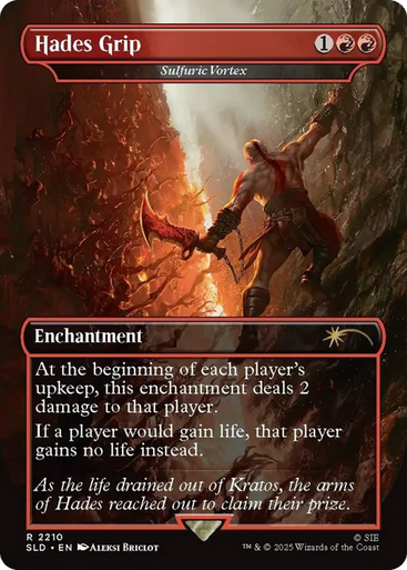 Sulfuric Vortex Hades Grip (Secret Lair - God of War: Greek) | Secret Lair Drops、Magic: The Gathering、kayou