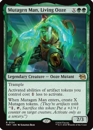 Mutagen Man, Living Ooze (TMT-124) - Teenage Mutant Ninja Turtles Foil、Wizards of the Coast、kayou