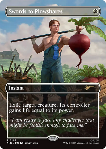Swords to Plowshares (Foil) (Secret Lair - The Office: Dwight's Destiny) | Secret Lair Drops、Magic: The Gathering、kayou