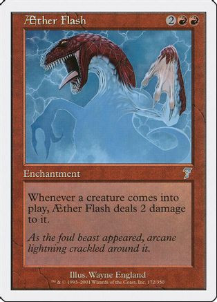 Aether Flash (7ED-172) - 7th Edition、Wizards of the Coast、kayou
