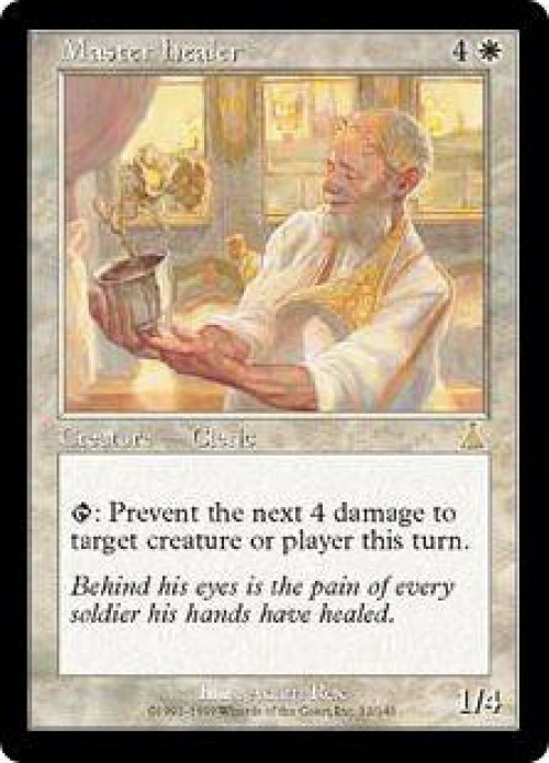 MtG Urza's Destiny Rare Master Healer #12 Moderately Played、ToyWiz、kayou