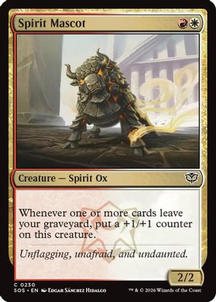 Spirit Mascot (SOS-230) - Secrets of Strixhaven、Wizards of the Coast、kayou