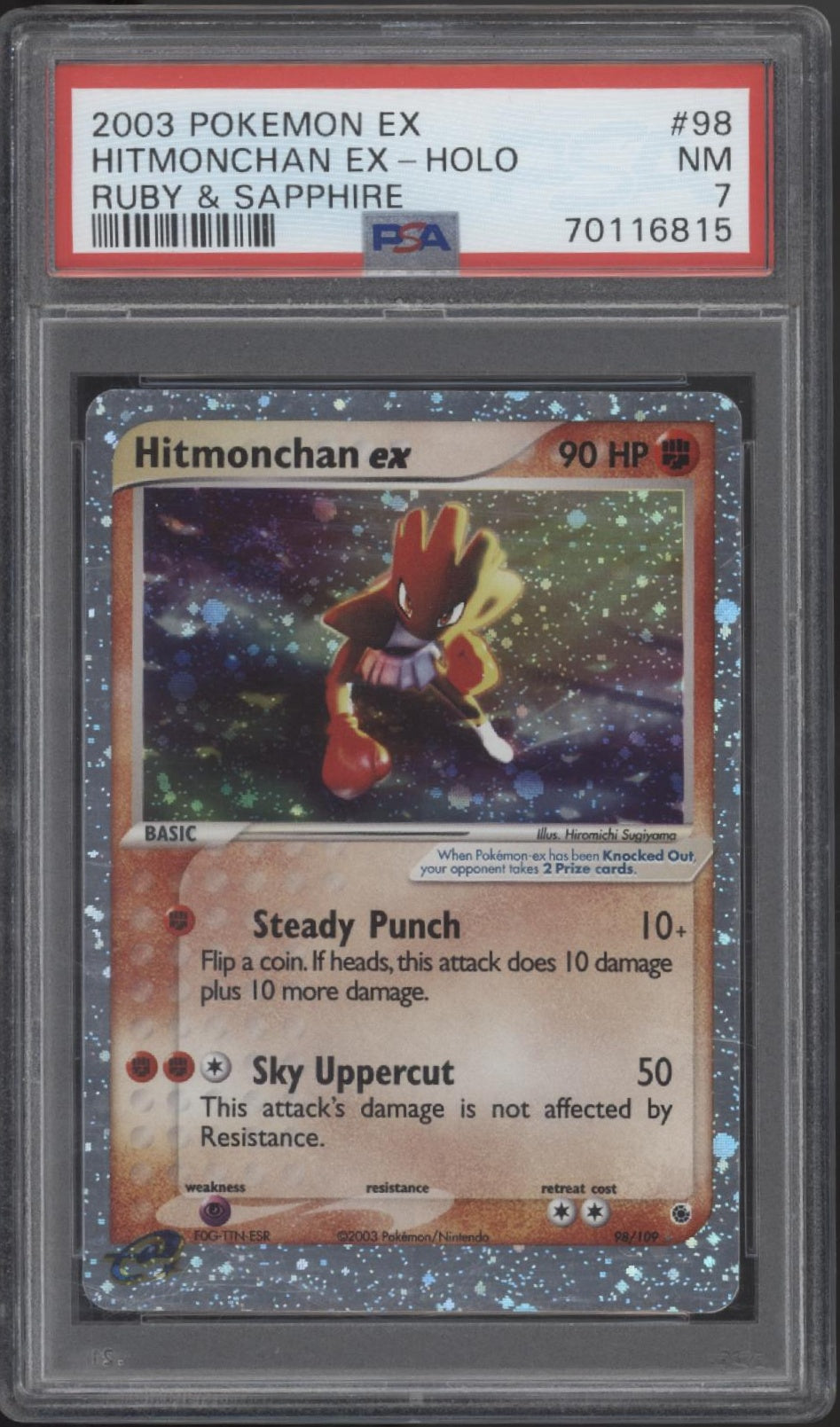 Hitmonchan ex Pokemon Ruby & Sapphire #98 PSA 7、Collector Store LLC Gaming、kayou