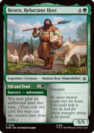 Beorn, Reluctant Host (HOB-118) - The Hobbit、Wizards of the Coast、kayou