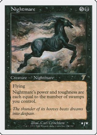 Nightmare (7ED-150) - 7th Edition Foil、Wizards of the Coast、kayou