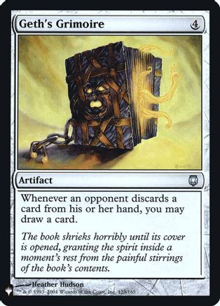 Geth's Grimoire (LIST-123) - The List Reprints Foil、Wizards of the Coast、kayou