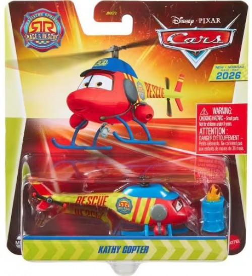 Disney / Pixar Cars Metal Race & Rescue Kathy Copter Diecast Car、ToyWiz、kayou