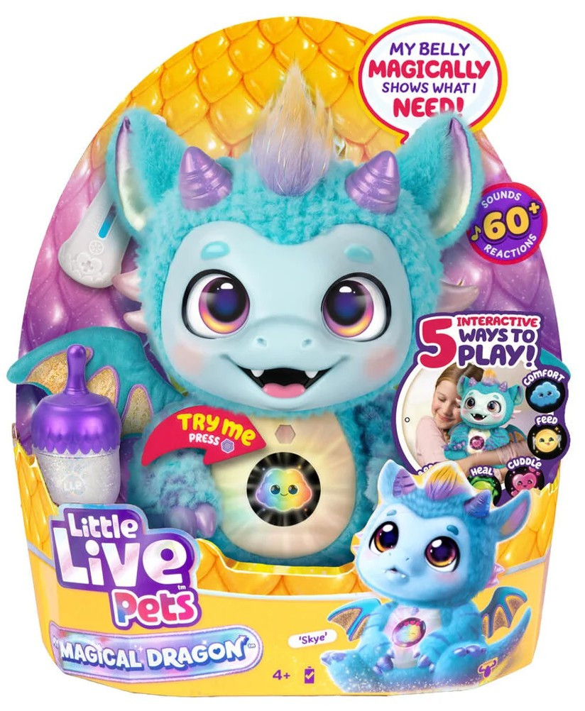 Little Live Pets My Magical Dragon Skye Electronic Pet 60+ Sounds & Reactions!、ToyWiz、kayou