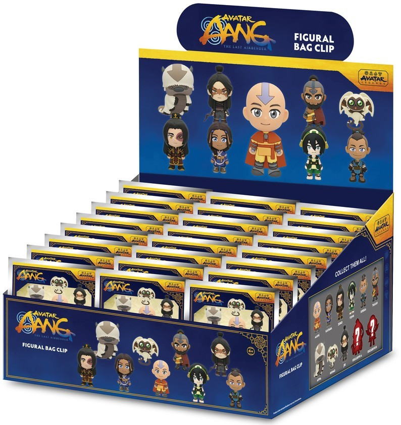 Avatar the Last Airbender 3D Figural Foam Bag Clip Avatar Aang: The Last Airbender Series 1 Mystery Box 24 Packs (Pre-Order ships March)、ToyWiz、kayou