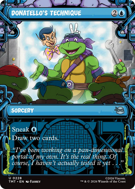 Donatello's Technique (Showcase Frame) | Teenage Mutant Ninja Turtles、Magic: The Gathering、kayou