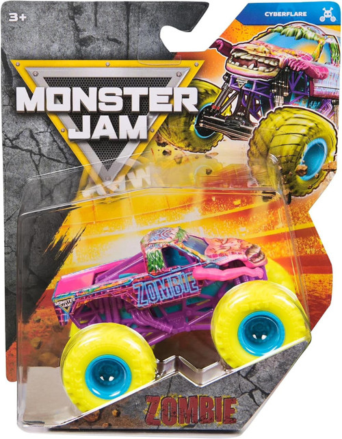 Monster Jam Cyberflare Series 45 Zombie Diecast Car、ToyWiz、kayou