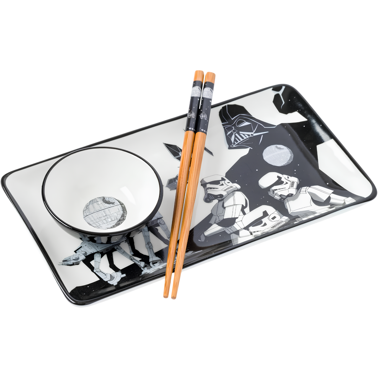 Star Wars: Vader Street Classic - Ceramic Sushi Set、Silver Buffalo、kayou