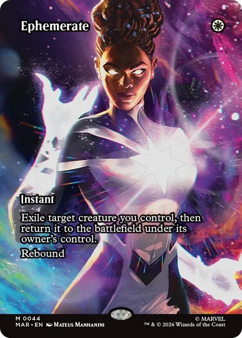 Ephemerate (Borderless Source Material Foil) | Marvel Universe、Magic: The Gathering、kayou