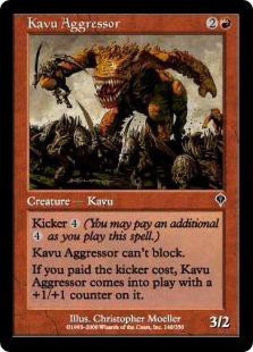MtG Invasion Common Kavu Aggressor #148、ToyWiz、kayou