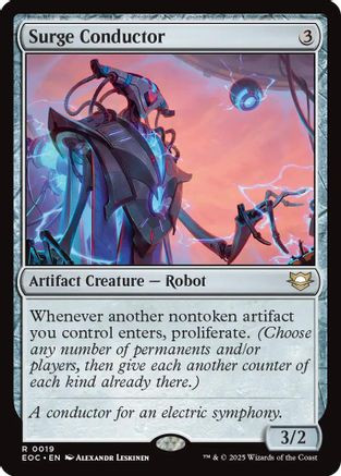 Surge Conductor (EOC-019) - Commander: Edge of Eternities、Wizards of the Coast、kayou