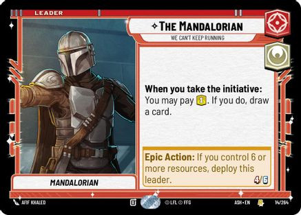 The Mandalorian - We Can't Keep Running (14/264) - Ashes of the Empire、Fantasy Flight Games、kayou