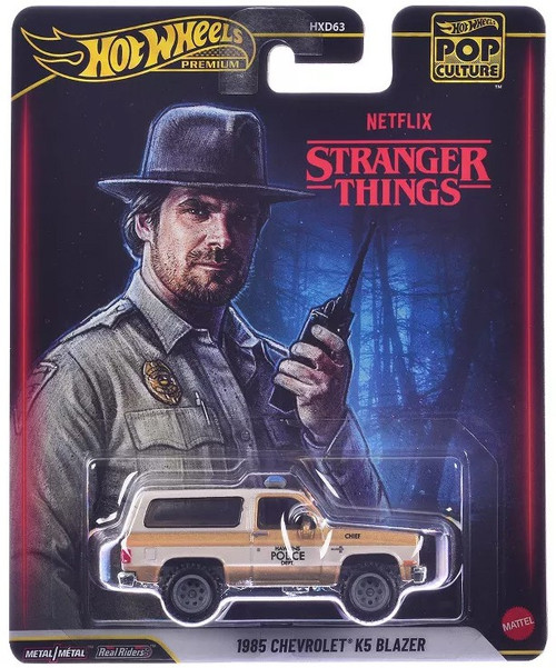 Hot Wheels Stranger Things Premium POP Culture 1985 Chevrolet K5 Blazer Die Cast Car、ToyWiz、kayou