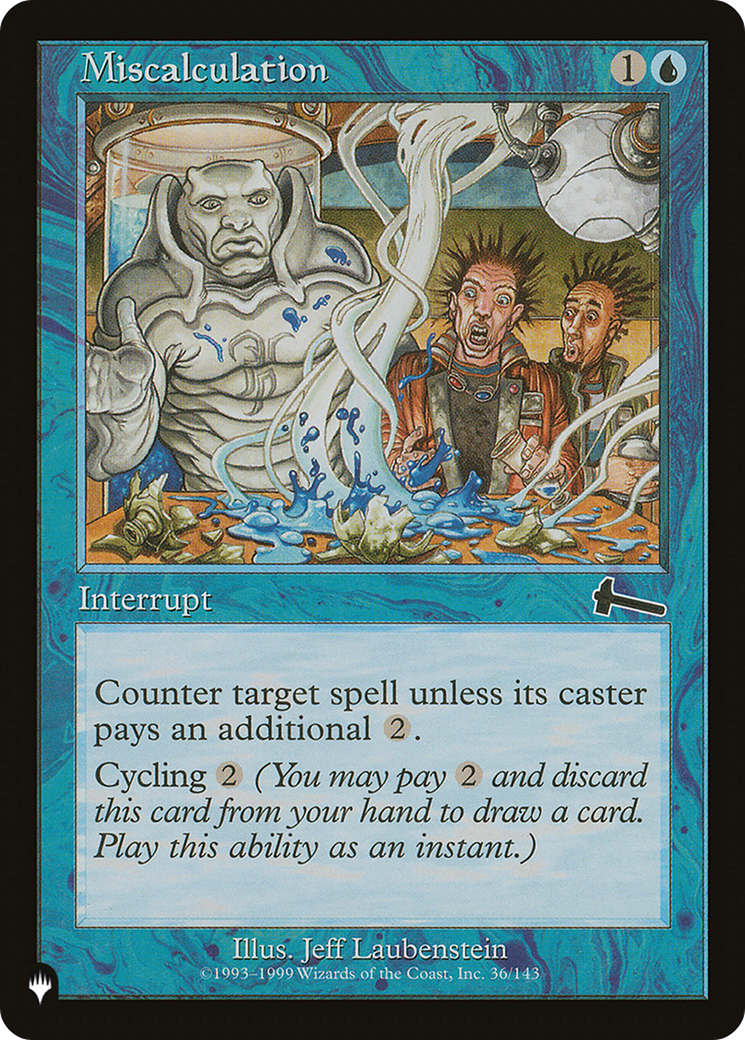 Miscalculation (LIST-36/143) - The List、Wizards of the Coast、kayou