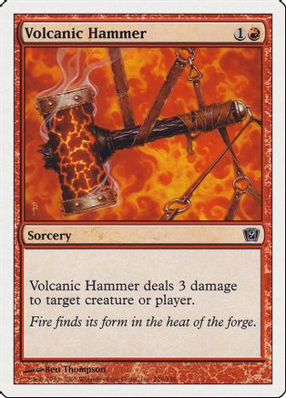 Volcanic Hammer (9ED-226) - 9th Edition Foil、Wizards of the Coast、kayou