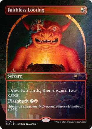 Faithless Looting (Rainbow Foil) (SLD-1779) - Secret Lair Drop Series Foil、Wizards of the Coast、kayou