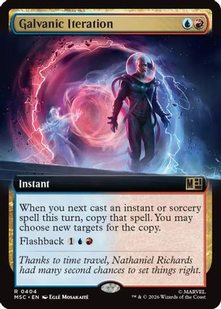 Galvanic Iteration (Extended Art) (MSC-404) - Commander: Marvel Super Heroes、Wizards of the Coast、kayou
