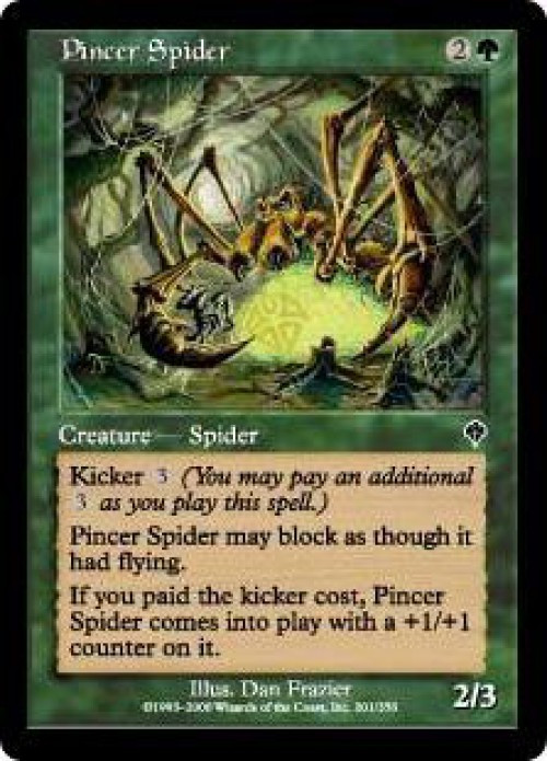 MtG Invasion Common Pincer Spider #201、ToyWiz、kayou