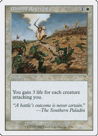 Blessed Reversal (7ED-003) - 7th Edition、Wizards of the Coast、kayou