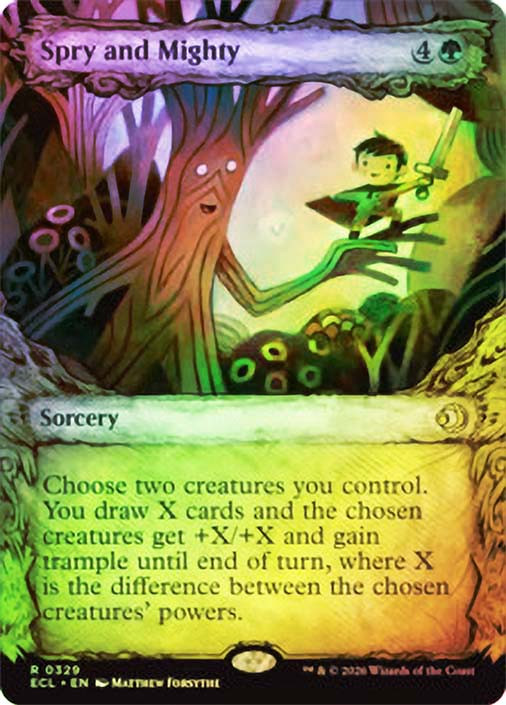 Spry and Mighty SGL-MTG-ECL2-329-ENF、Magic: The Gathering、kayou