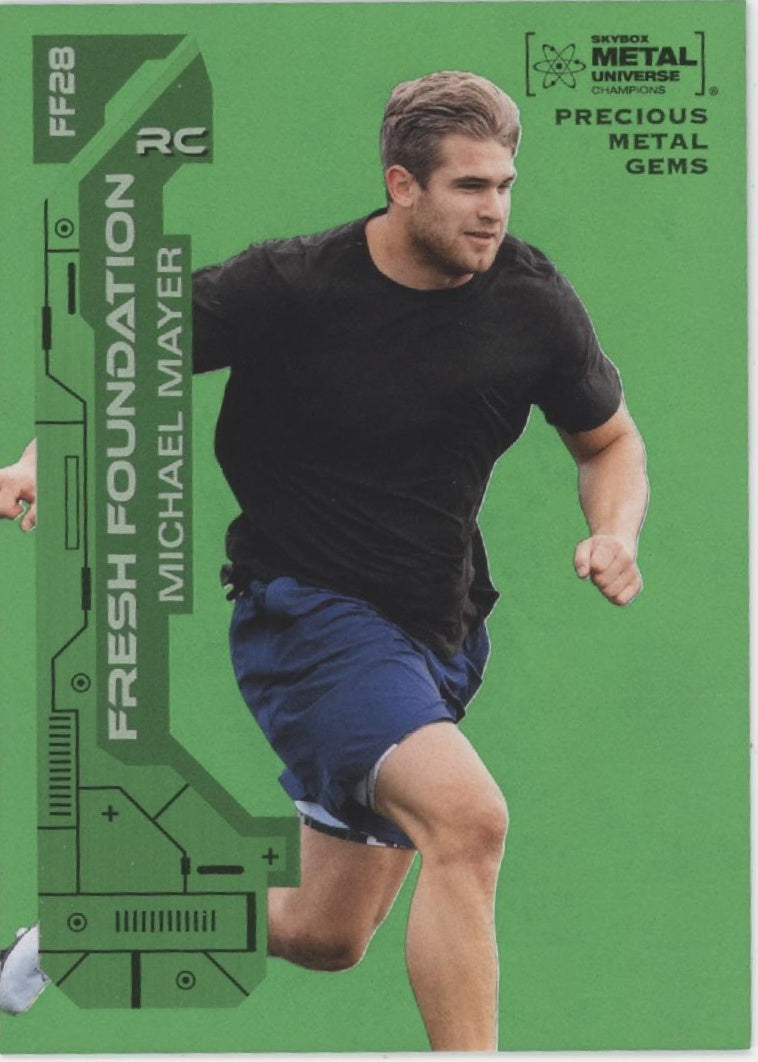 Michael Mayer 2023 Metal Universe Champions Fresh Foundation Green RC 08/10、Collector Store LLC、kayou