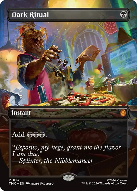 Dark Ritual (Borderless Foil) | Teenage Mutant Ninja Turtles Eternal、Magic: The Gathering、kayou