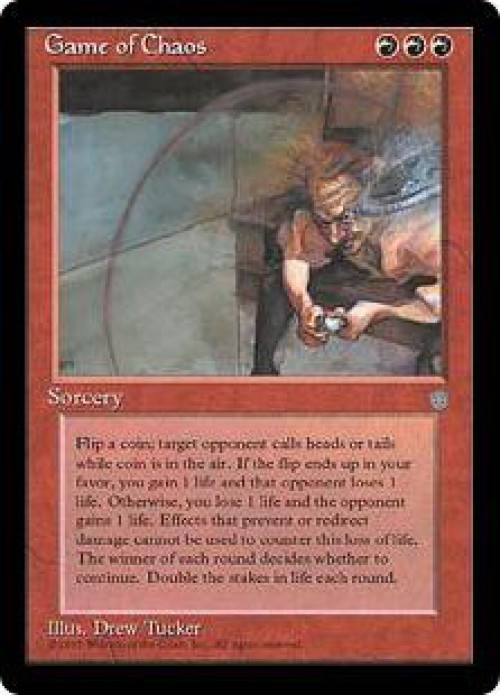 MtG Ice Age Rare Game of Chaos #186、ToyWiz、kayou