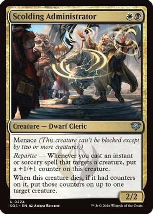 Scolding Administrator (SOS-224) - Secrets of Strixhaven Foil、Wizards of the Coast、kayou