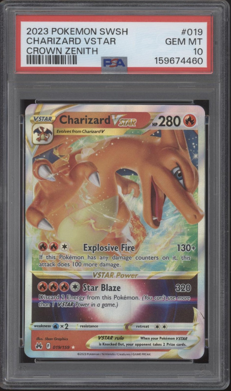 Charizard VSTAR Pokemon Crown Zenith #019 PSA 10、Collector Store LLC Gaming、kayou