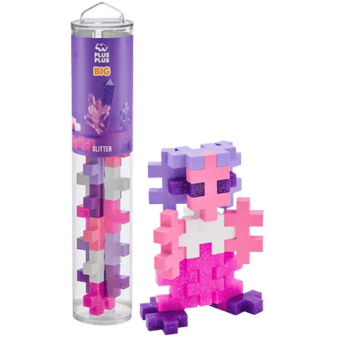 Plus-Plus: BIG Tube - Glitter (15pcs)、Plus-Plus USA、kayou