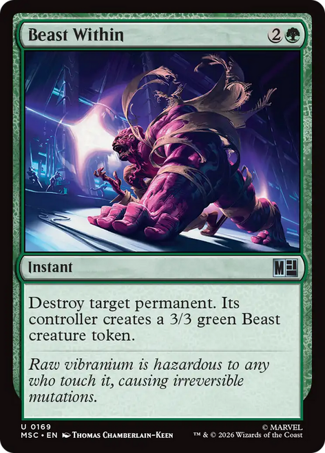 Beast Within (Surge Foil) | Marvel Super Heroes Commander、Magic: The Gathering、kayou