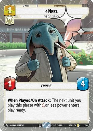 Neel - The Cutest Boy (Hyperspace Foil) (750) - Ashes of the Empire Foil、Fantasy Flight Games、kayou