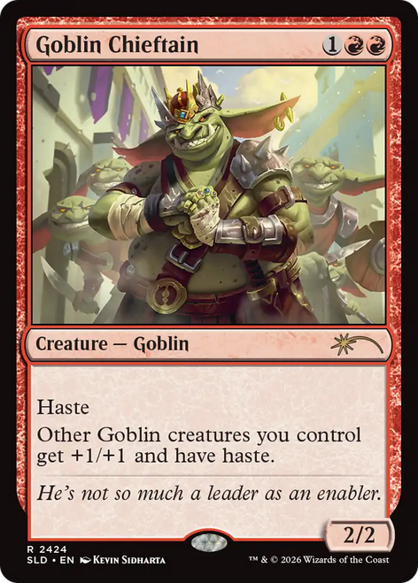 Goblin Chieftain (Secret Lair - Goblin Storm) | Secret Lair Drops、Magic: The Gathering、kayou