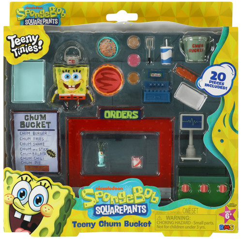 Spongebob Squarepants Teeny Tinies! Teeny Chum Bucket Playset、ToyWiz、kayou